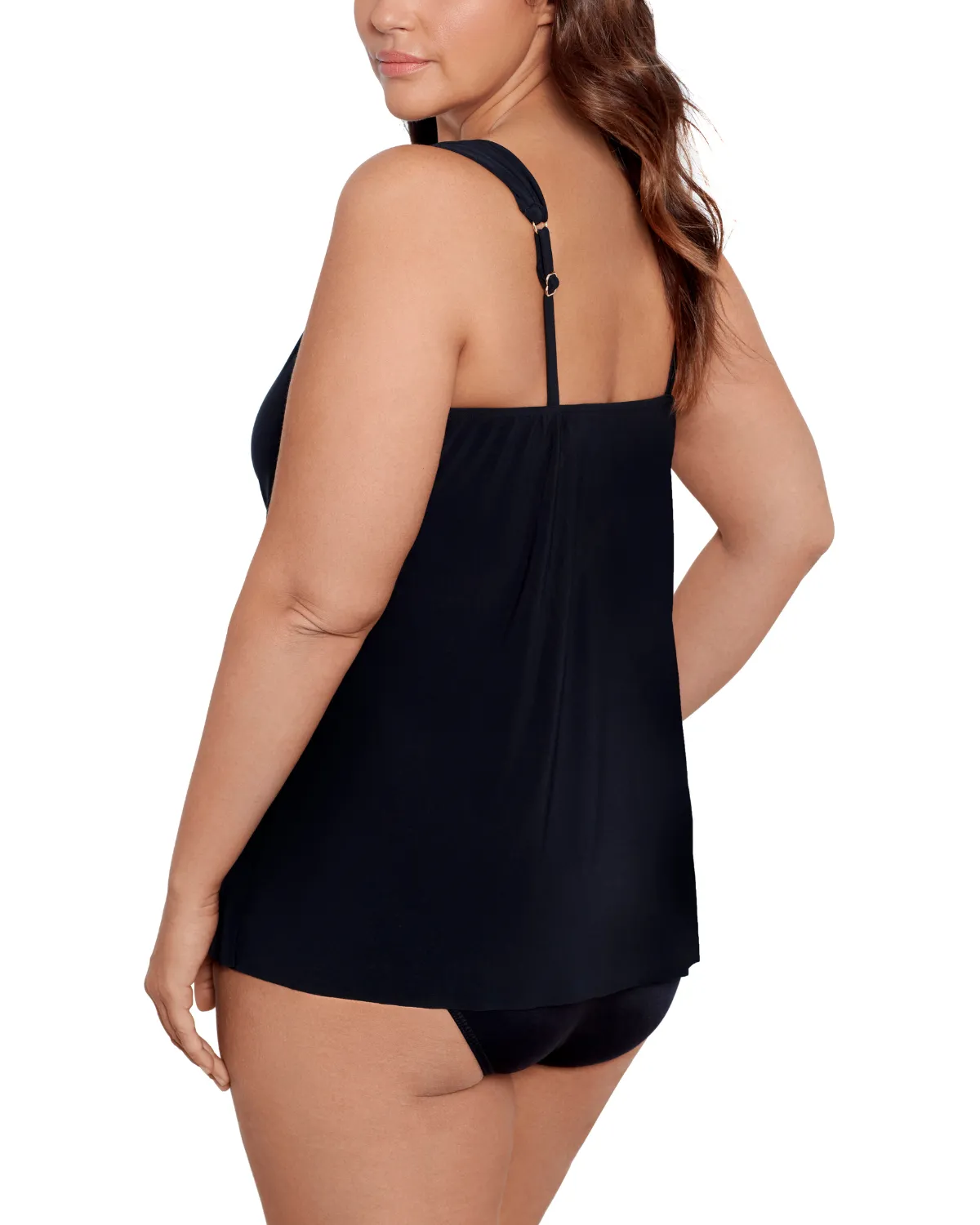 2025 Miraclesuit Women's Plus Solids Dazzle Tankini Top - 6518826W