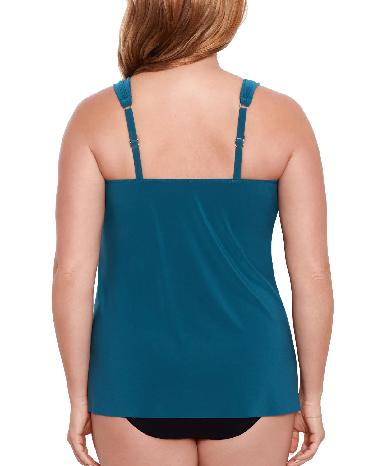 2025 Miraclesuit Women's Plus Solids Dazzle Tankini Top - 6518826W