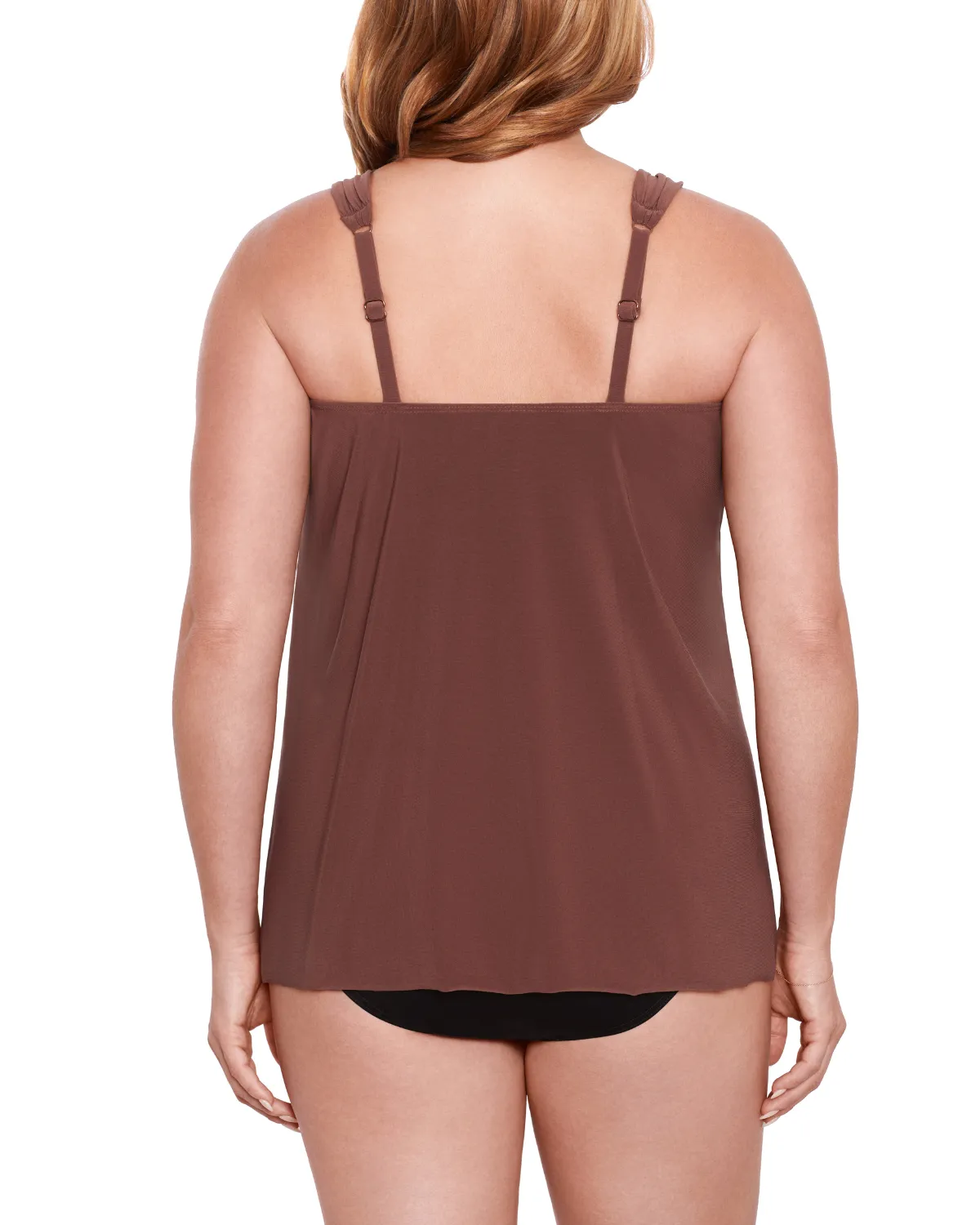 2025 Miraclesuit Women's Plus Solids Dazzle Tankini Top - 6518826W