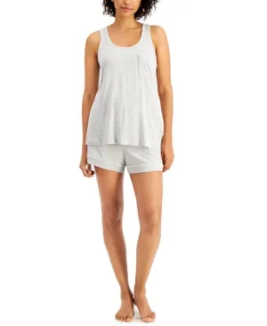 ALFANI Women S 2-Piece Tank and Shorts Pajama Set