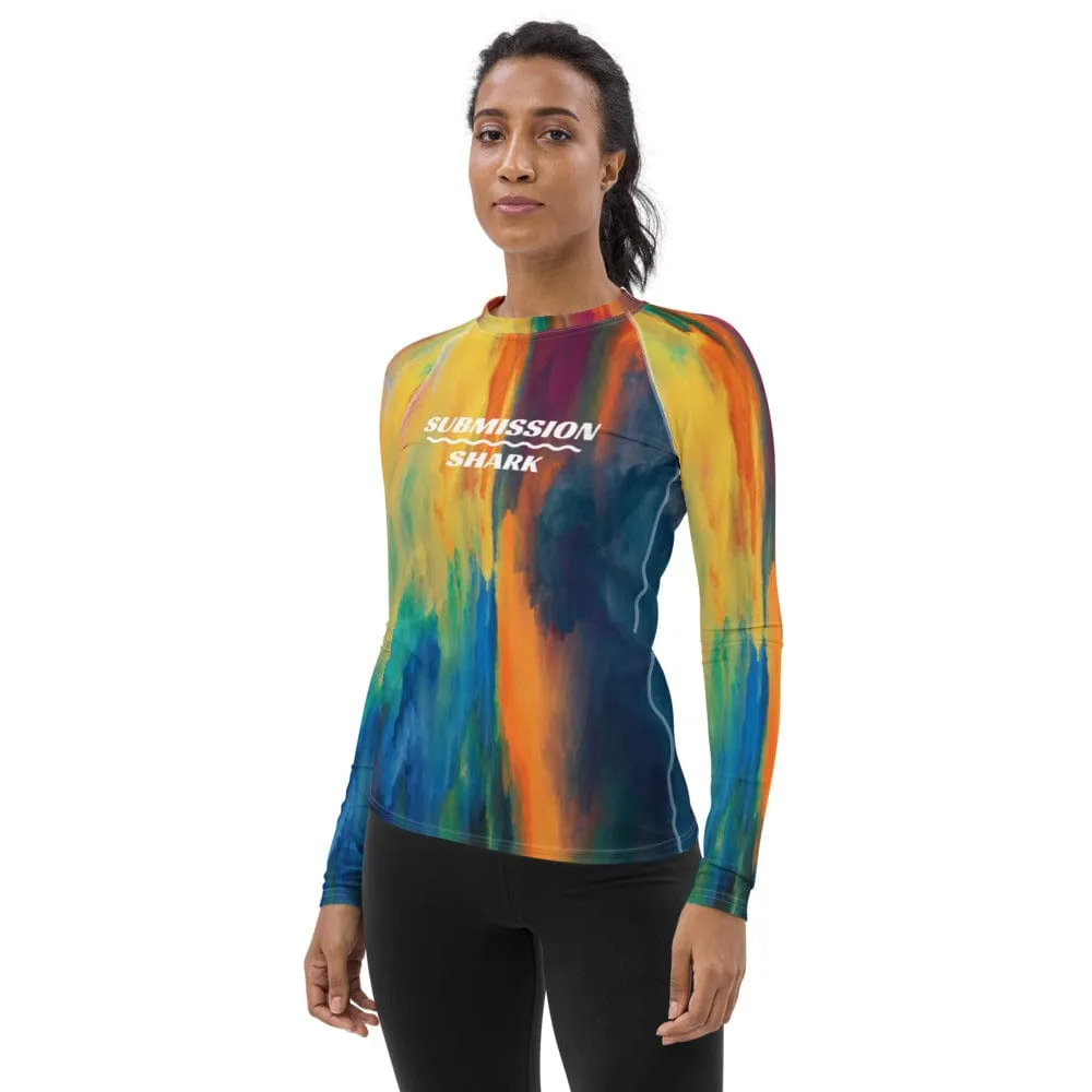 Ananda Bliss ~ Women's Rash Guard