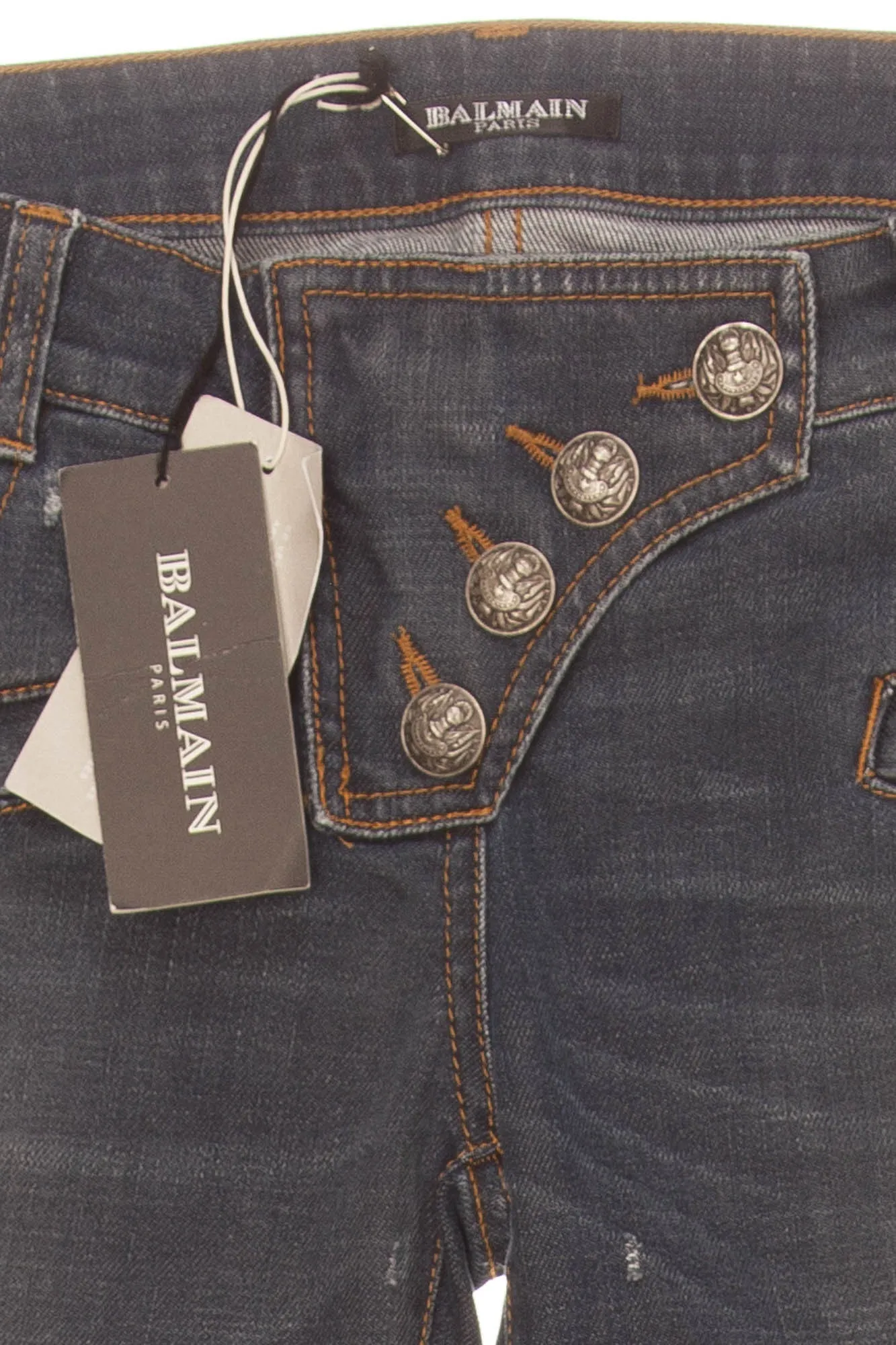 Balmain - Dark Blue Bell Bottom Jeans NWT - FR 40