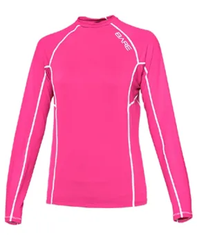 Bare Women's Long Sleeve Sunguard Rash Guard with 50  SPF UV Protection