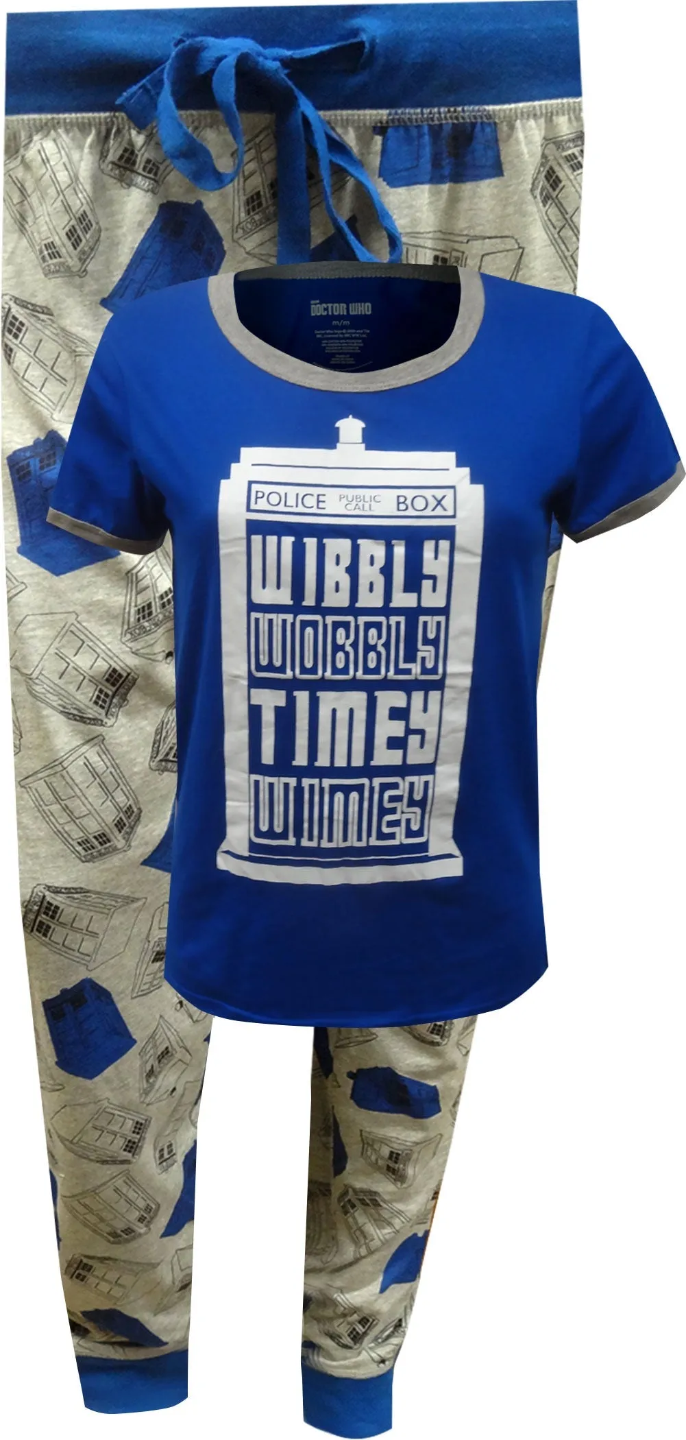 BBC Doctor Who Wibbly Wobbly Jogger Pajama