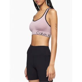 Calvin Klein Women's Seamless Ribbed Sports Bra Stardust NWT