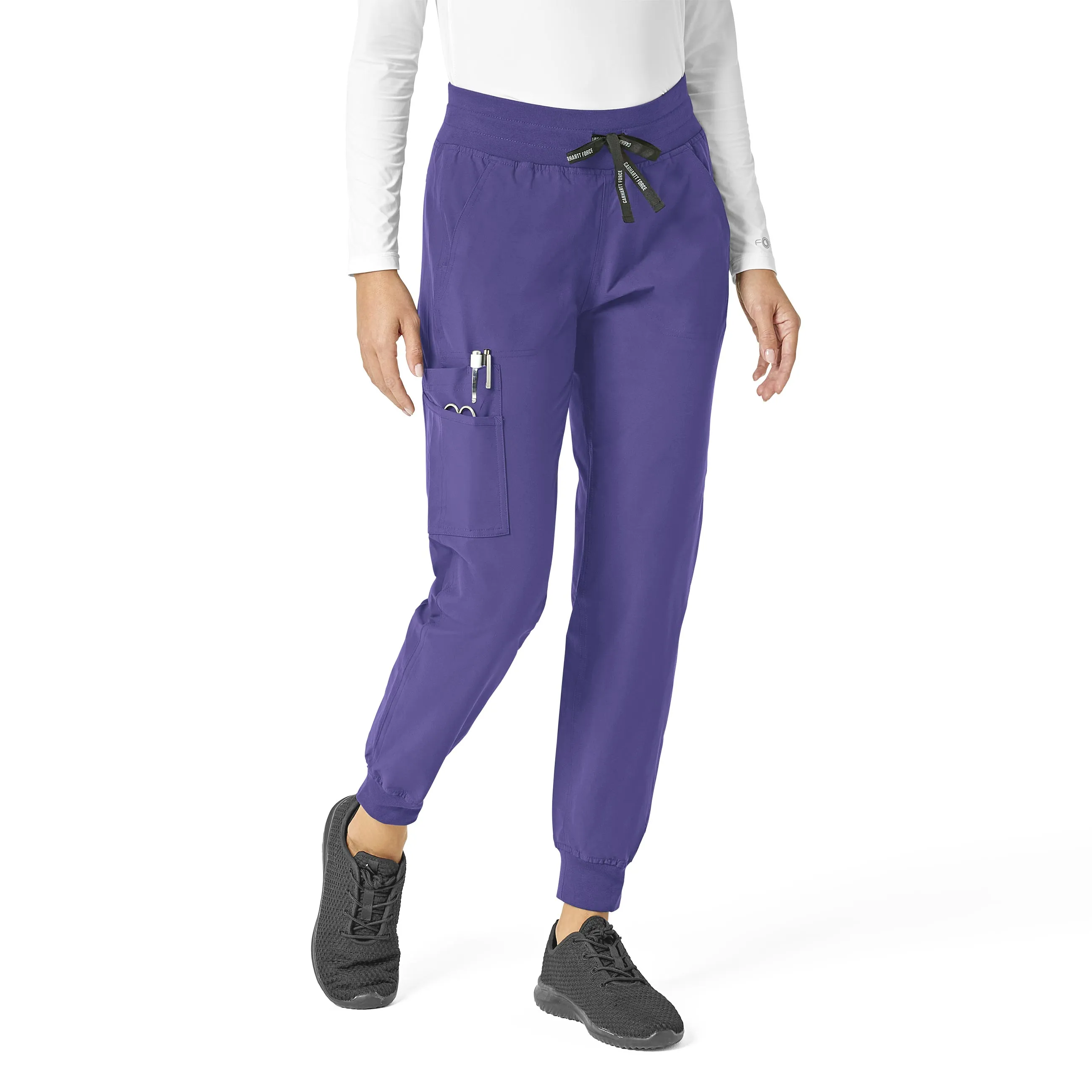 Carhartt Force Essentials Women's Jogger Scrub Pant - Grape