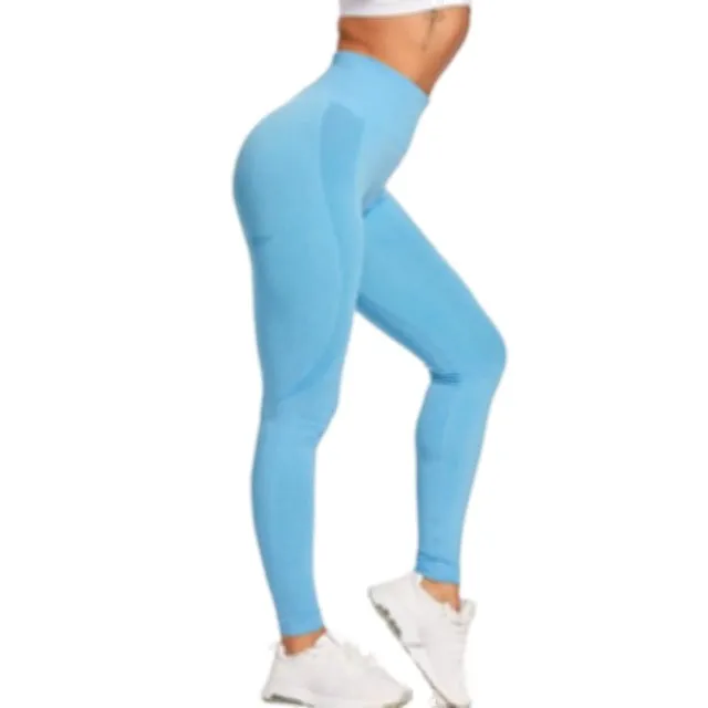 Elastic Comfortable Women's High Waist Seamless Cotton Yoga Pants