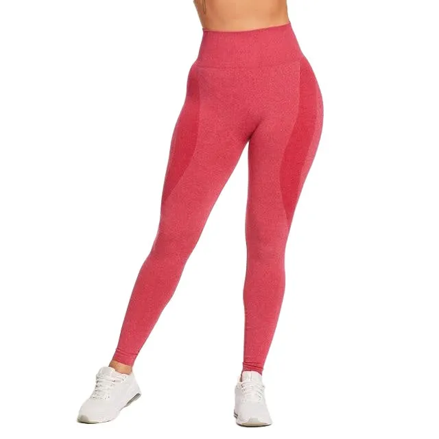 Elastic Comfortable Women's High Waist Seamless Cotton Yoga Pants