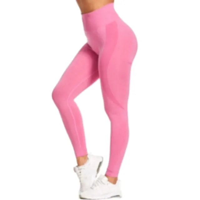 Elastic Comfortable Women's High Waist Seamless Cotton Yoga Pants