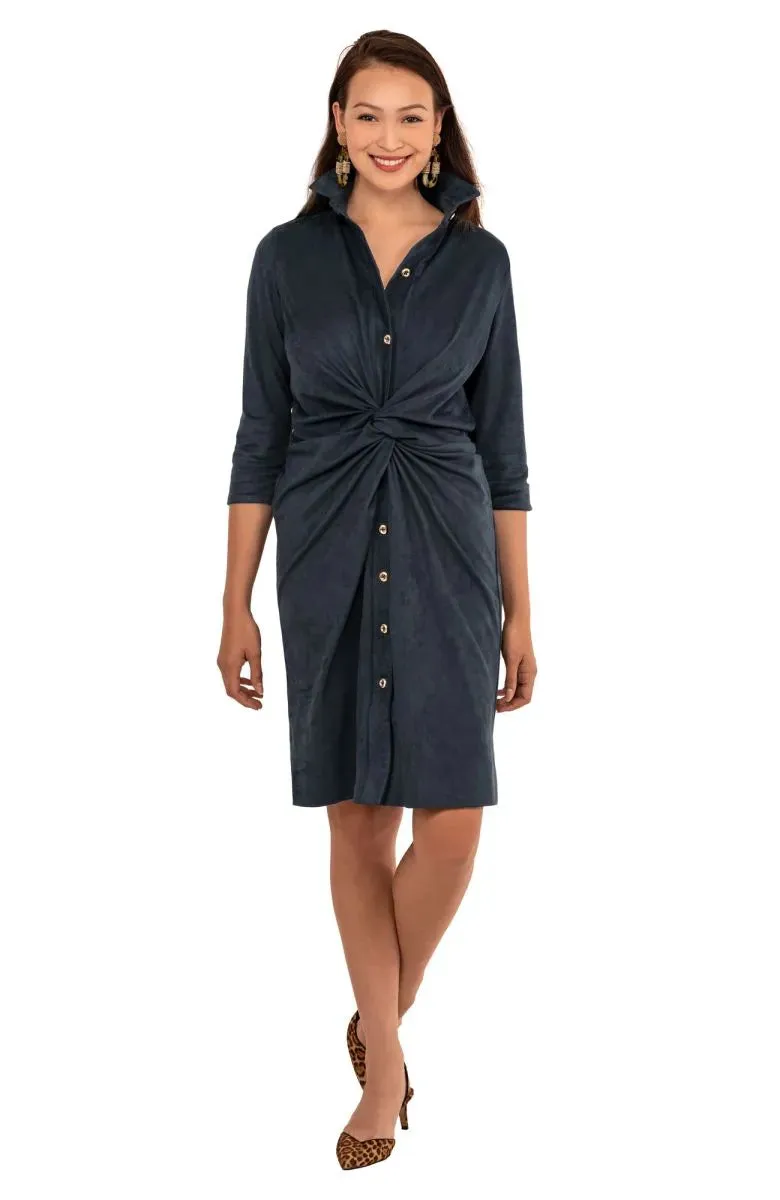 Gretchen Scott | Ultra Suede Twist and Shout Dress | Women's