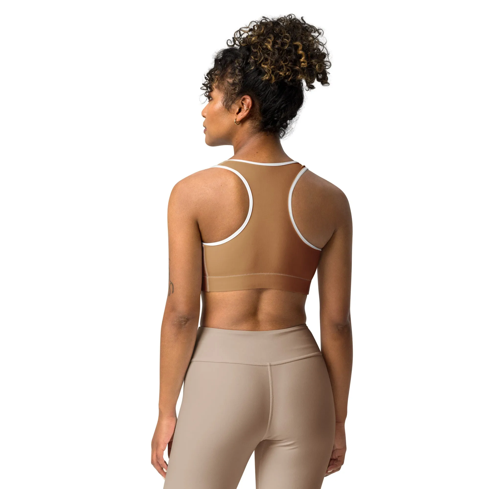 Humble Sportswear™ Nude Brown Dri-Fit Sports Bra