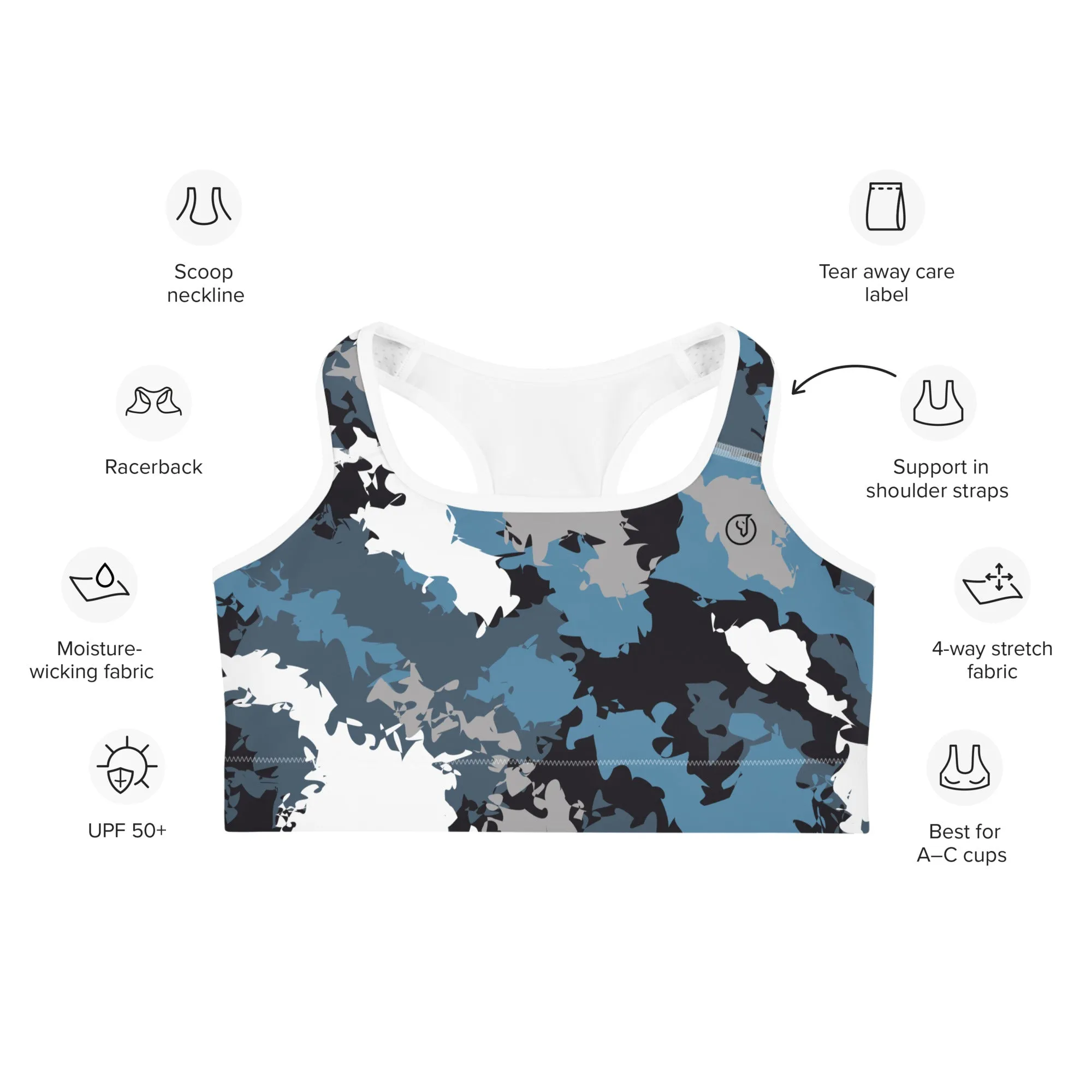 Humble Sportswear™ Trinity Dri-Fit Sports Bra