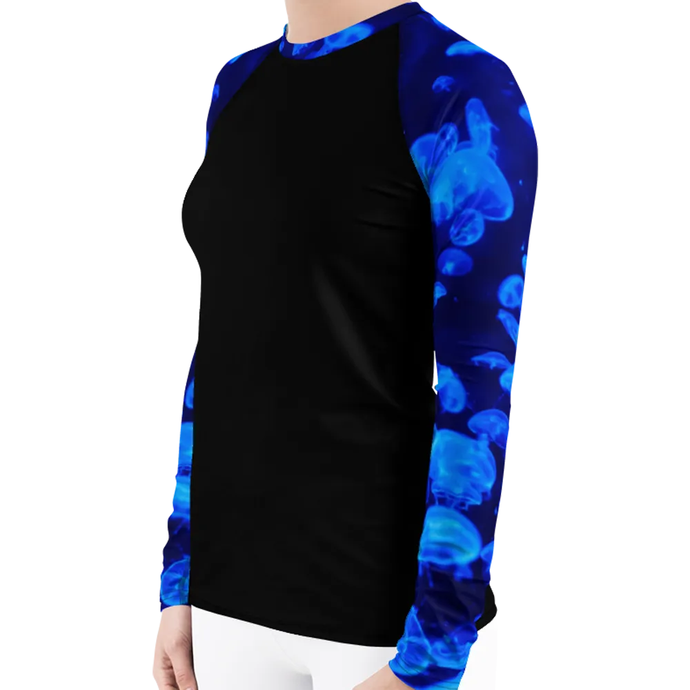 Jellyfish Bloom Women's Rash Guard (Warehouse)