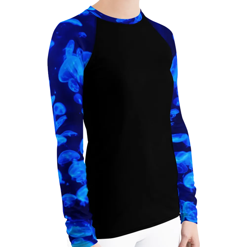 Jellyfish Bloom Women's Rash Guard (Warehouse)