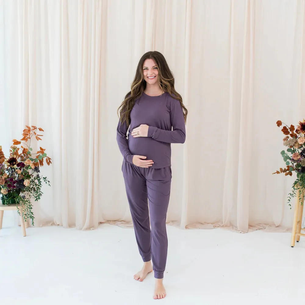 Kyte Baby Women's Jogger Pajama Set - Currant