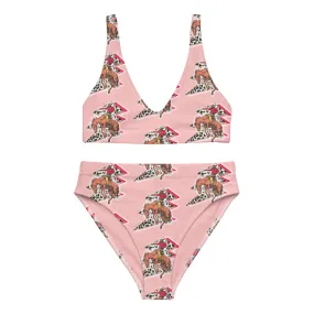 Lighting Cowboy high-waisted bikini