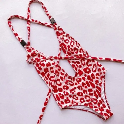 New Arrival Women Leopard Bikini Push-Up Padded