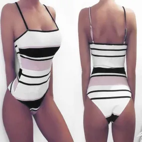 New Arrival Womens Swimsuit Stripe Print Bikinis