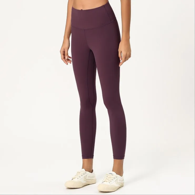 New double-sided brushed yoga pants