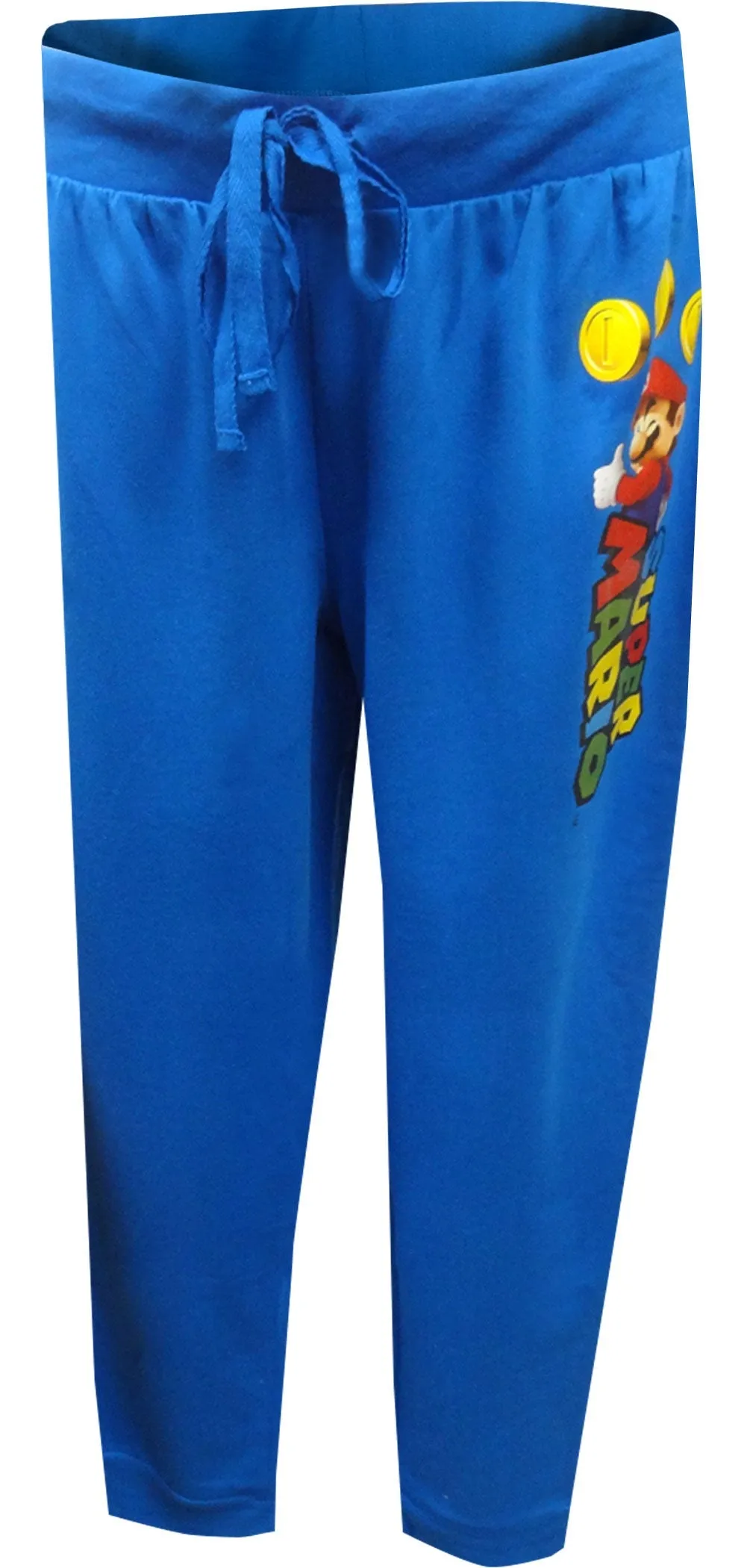 Nintendo Super Mario Royal Blue Jogger Lounge Pants