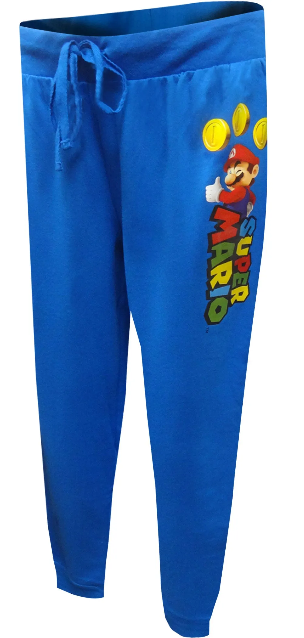 Nintendo Super Mario Royal Blue Jogger Lounge Pants