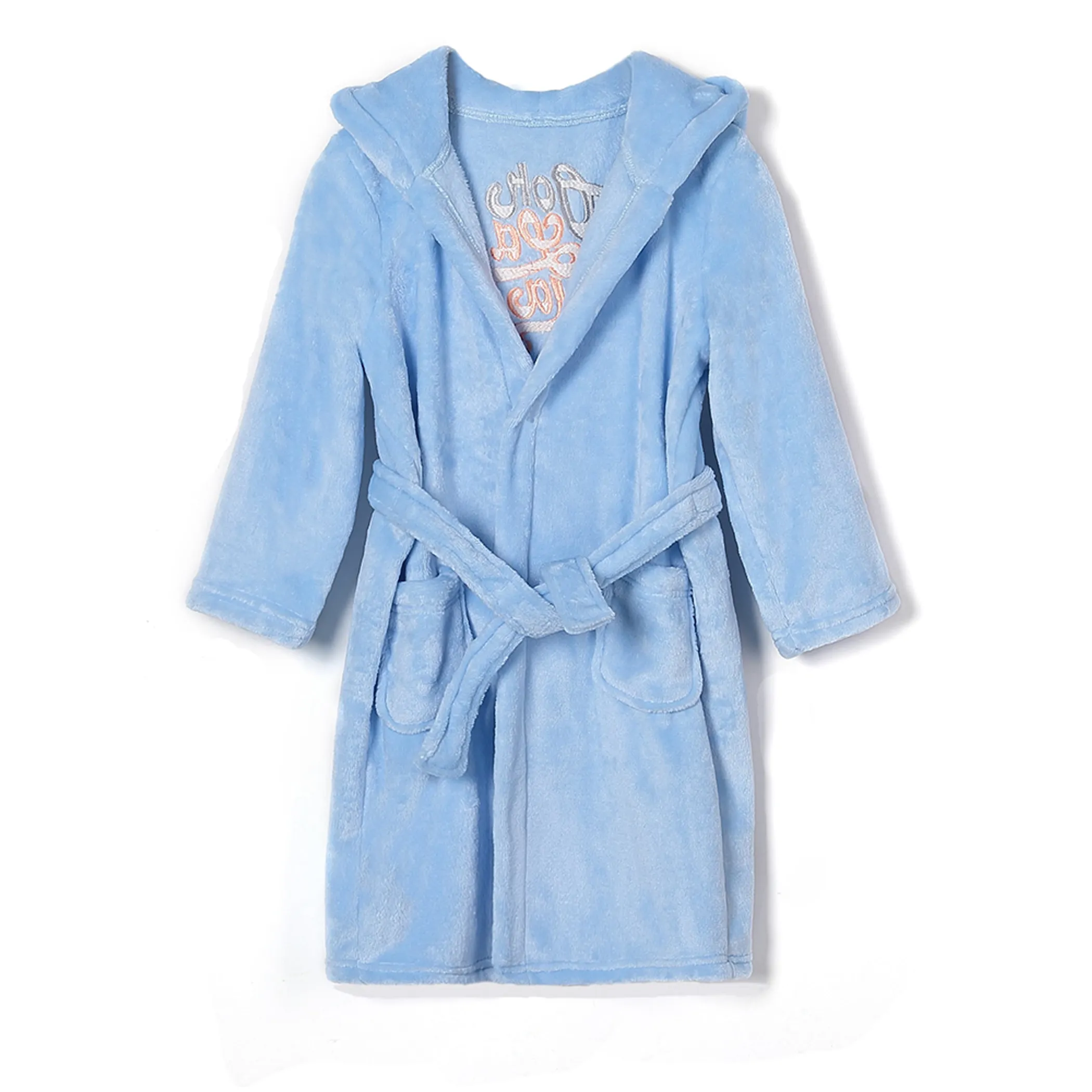 Ooh La La Kids Plush Fleece Bathrobe