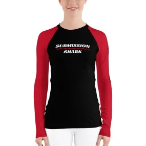 Red SS Premium Standard ~ Women's Rash Guard