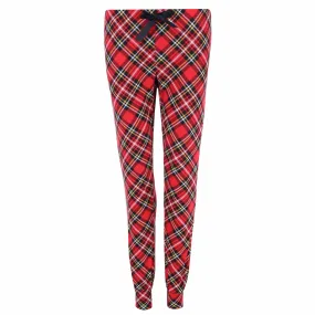 Roll Outta Bed Women's Christmas Plaid Jogger Pants