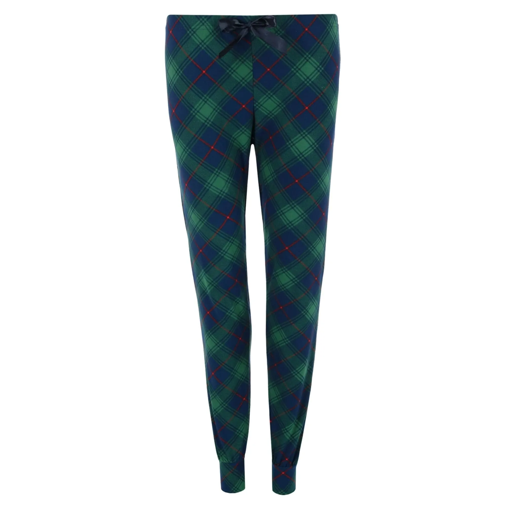 Roll Outta Bed Women's Christmas Plaid Jogger Pants