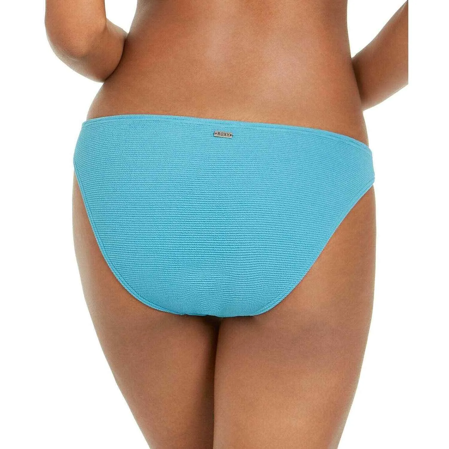 ROXY Women's Swim Bikini Bottoms Aqua Blue Large