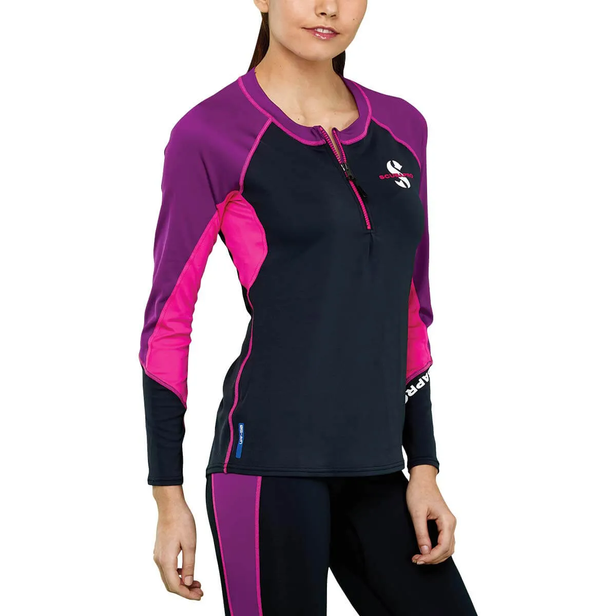 Scubapro Women's C-Flow Long Sleeve Jewel Rash Guard (UPF 50)