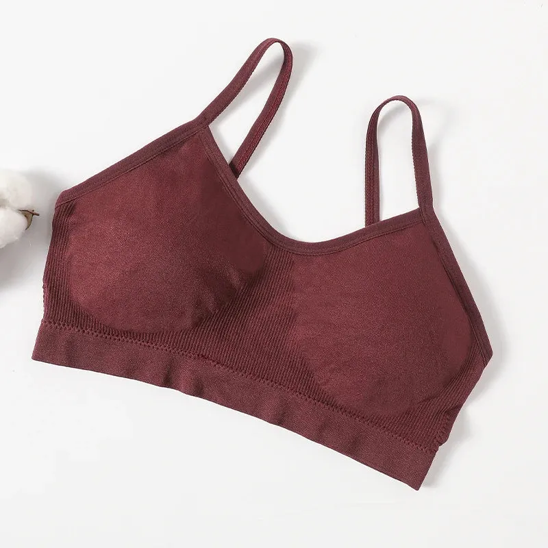 Seamless Bras Sports Tube Top