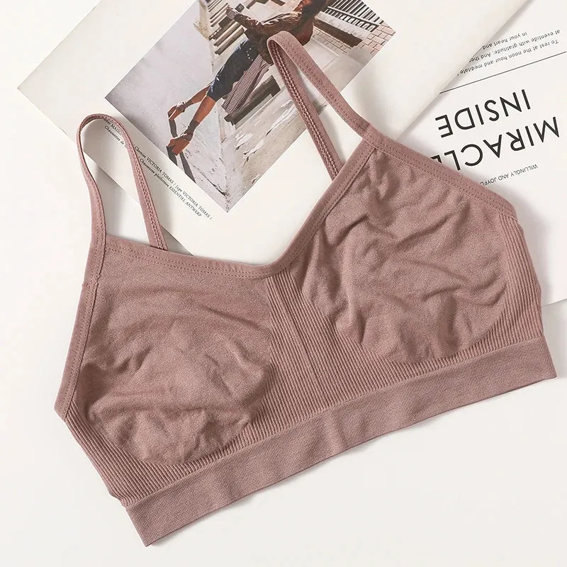 Seamless Bras Sports Tube Top