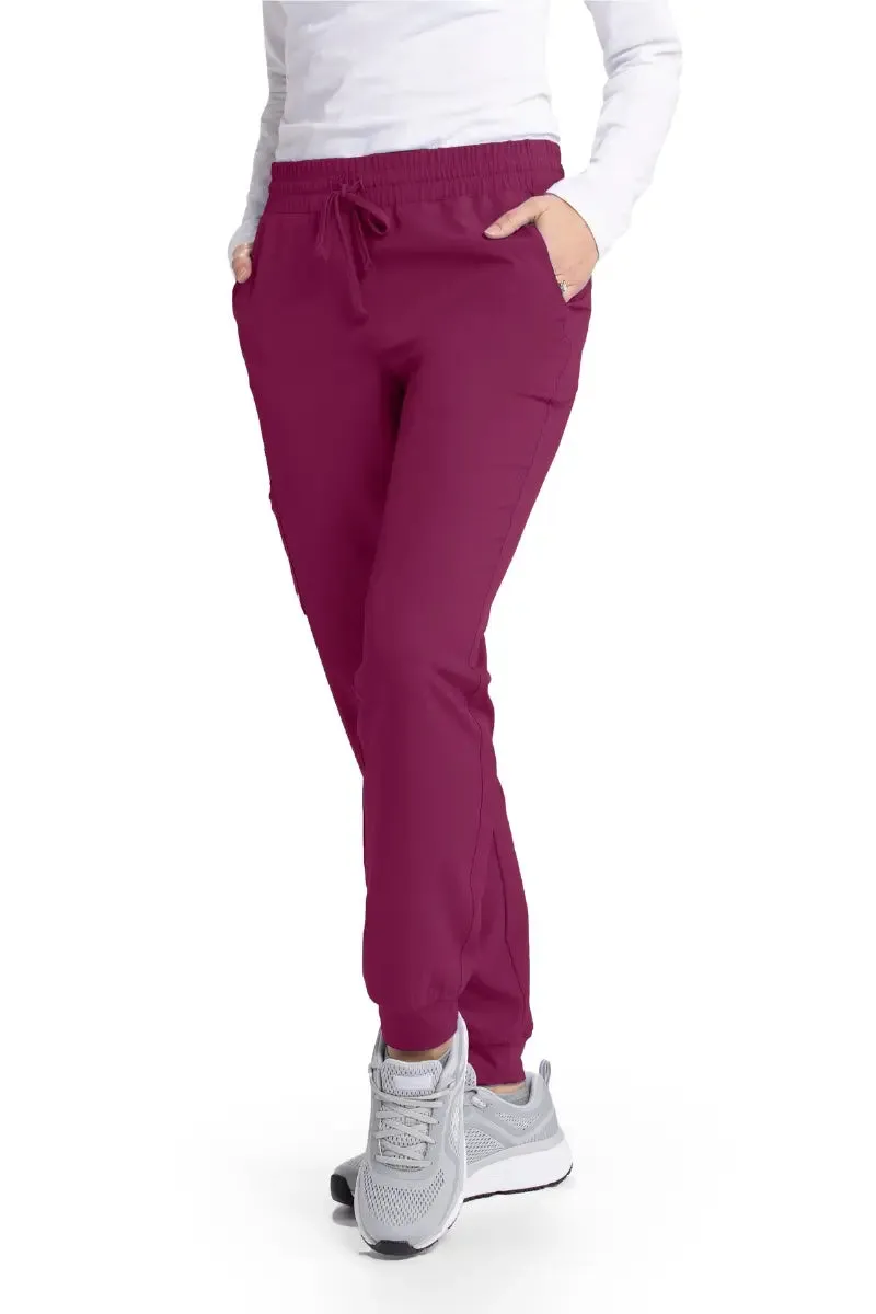 Skechers Women's Theory Jogger Scrub Pant | Wine