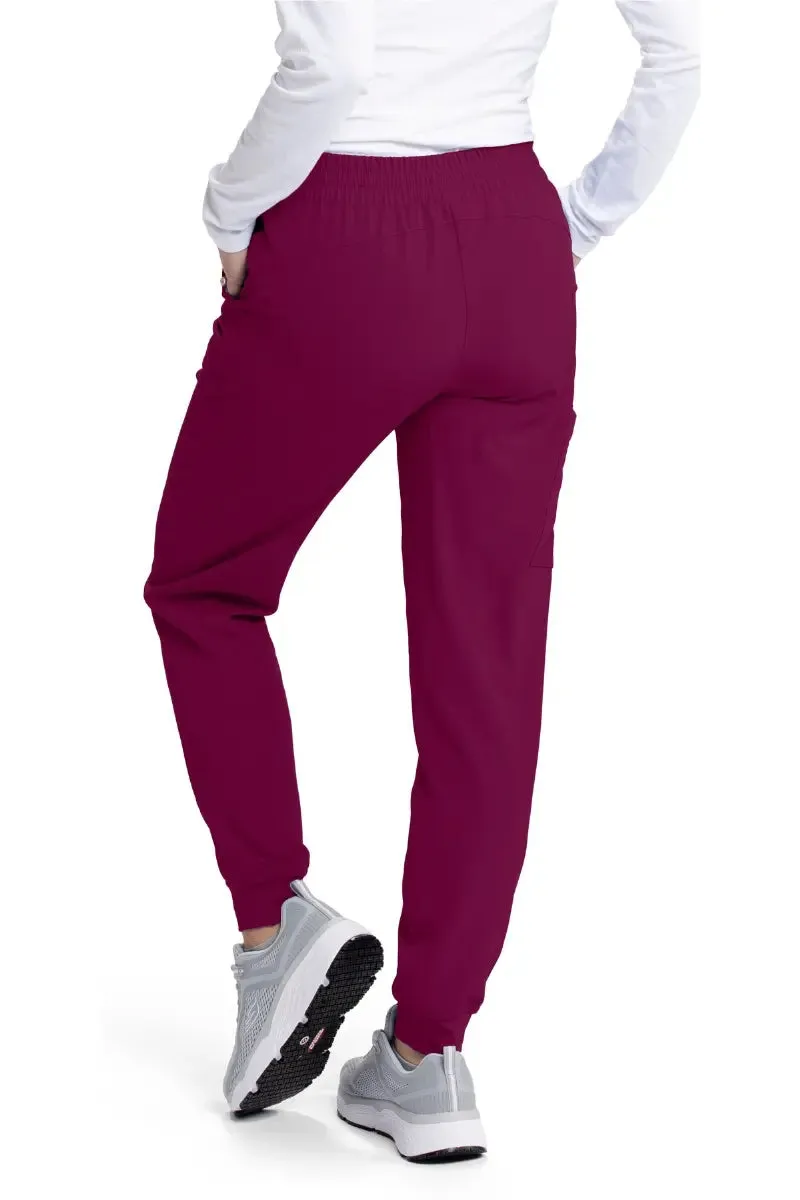 Skechers Women's Theory Jogger Scrub Pant | Wine