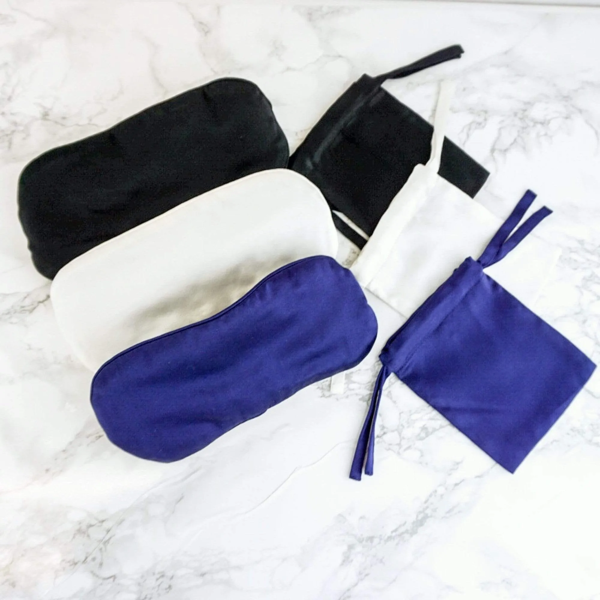 Sleep More Silk Eye Pillow · Black Caviar