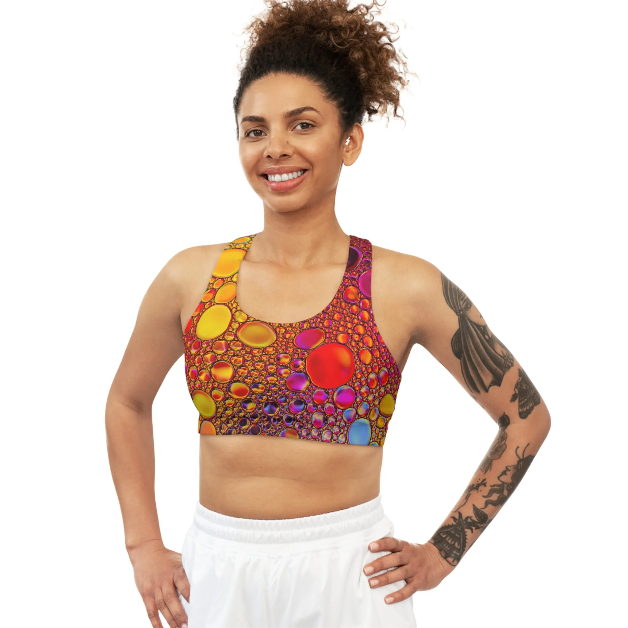 Sparkling Colors - Inovax Seamless Sports Bra