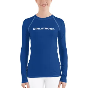 UPF 50 LONG SLEEVES RASH GUARD COBALT BLUE