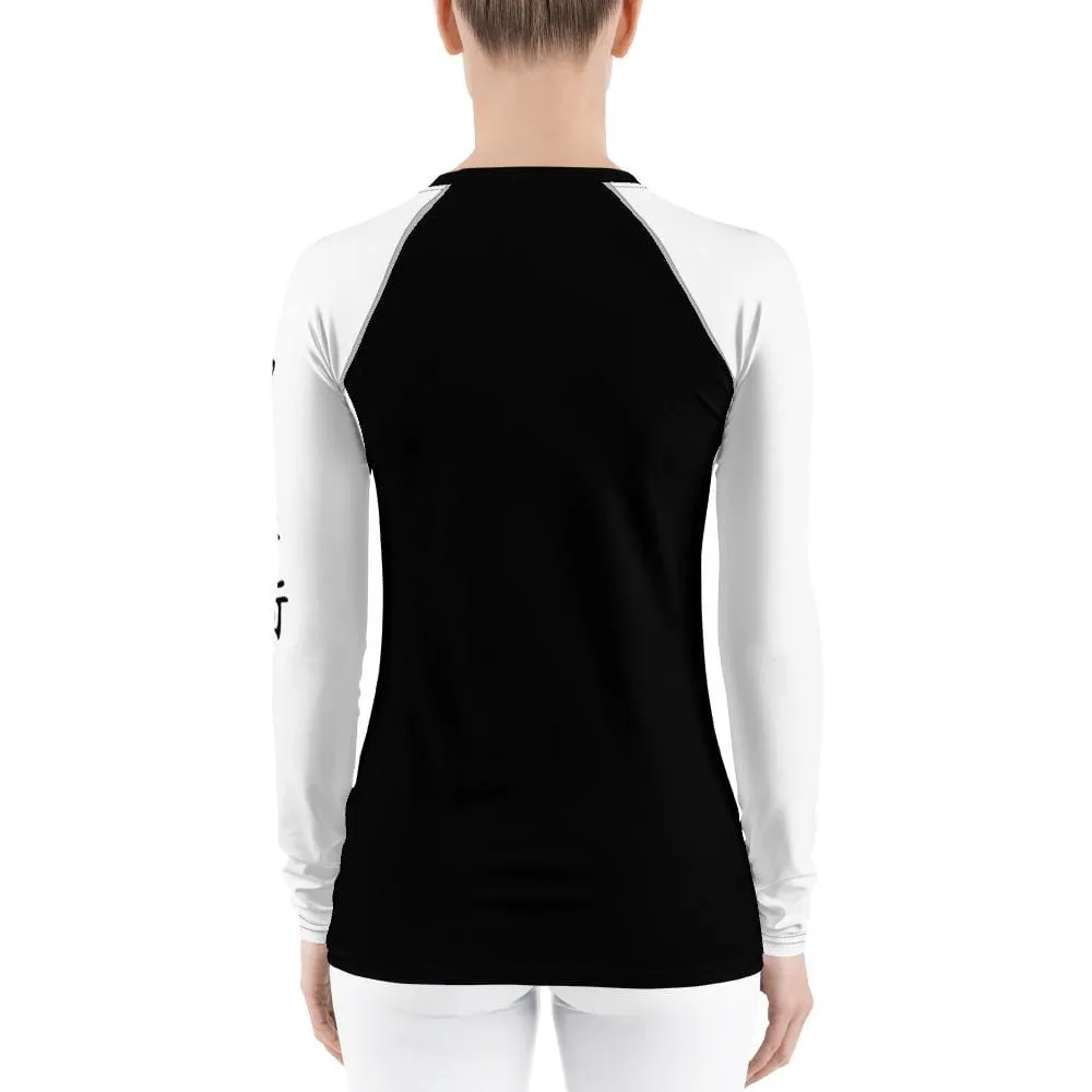 White SS Premium Standard ~ Women's Rash Guard