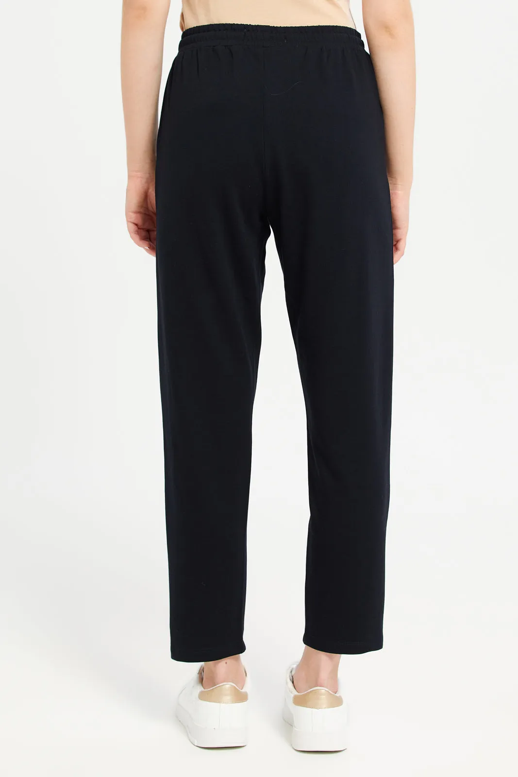 Women Black Active Jogger Pants