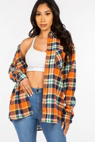 Women's Flannel Shirts Karen