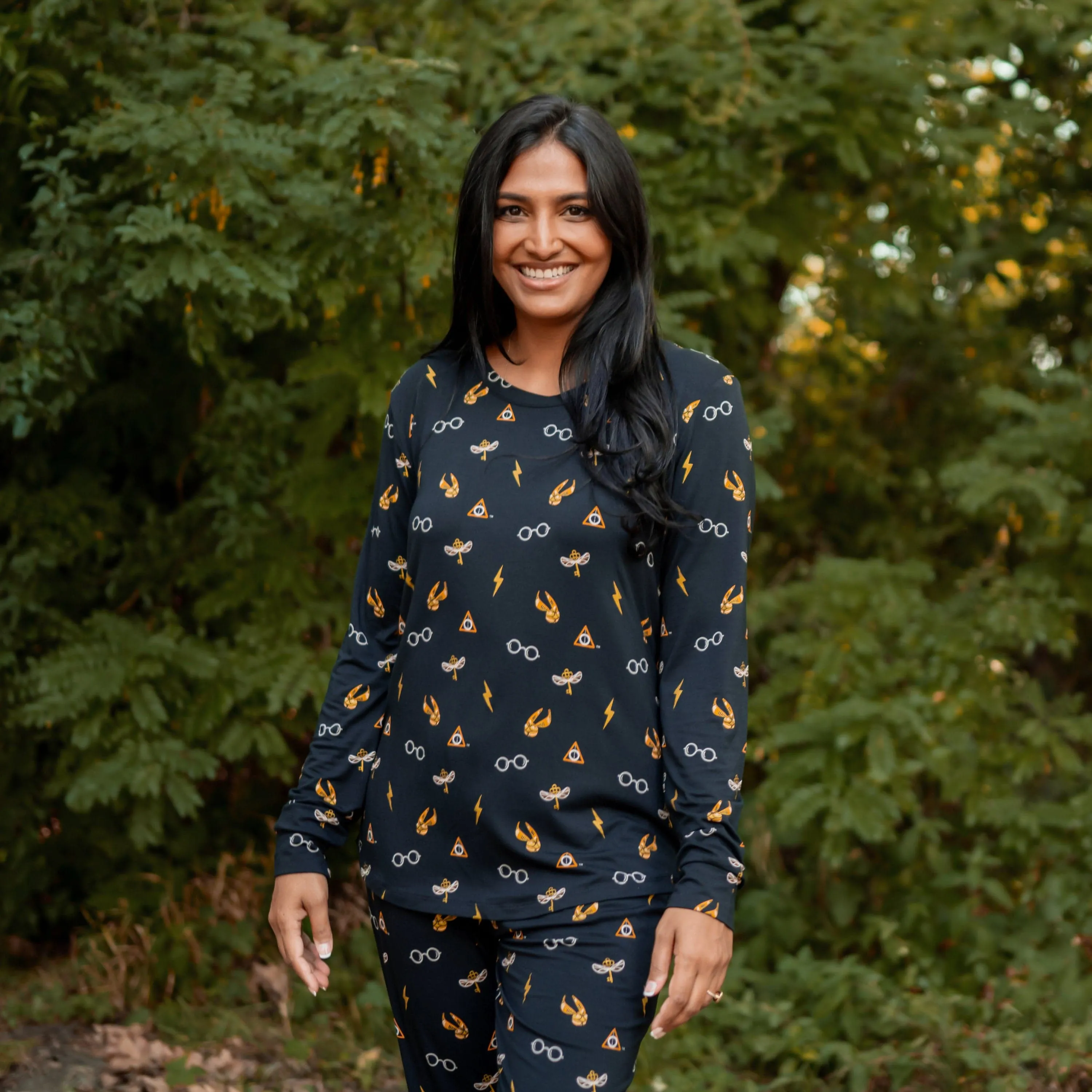 Women's Jogger Pajama Set in Midnight Icon