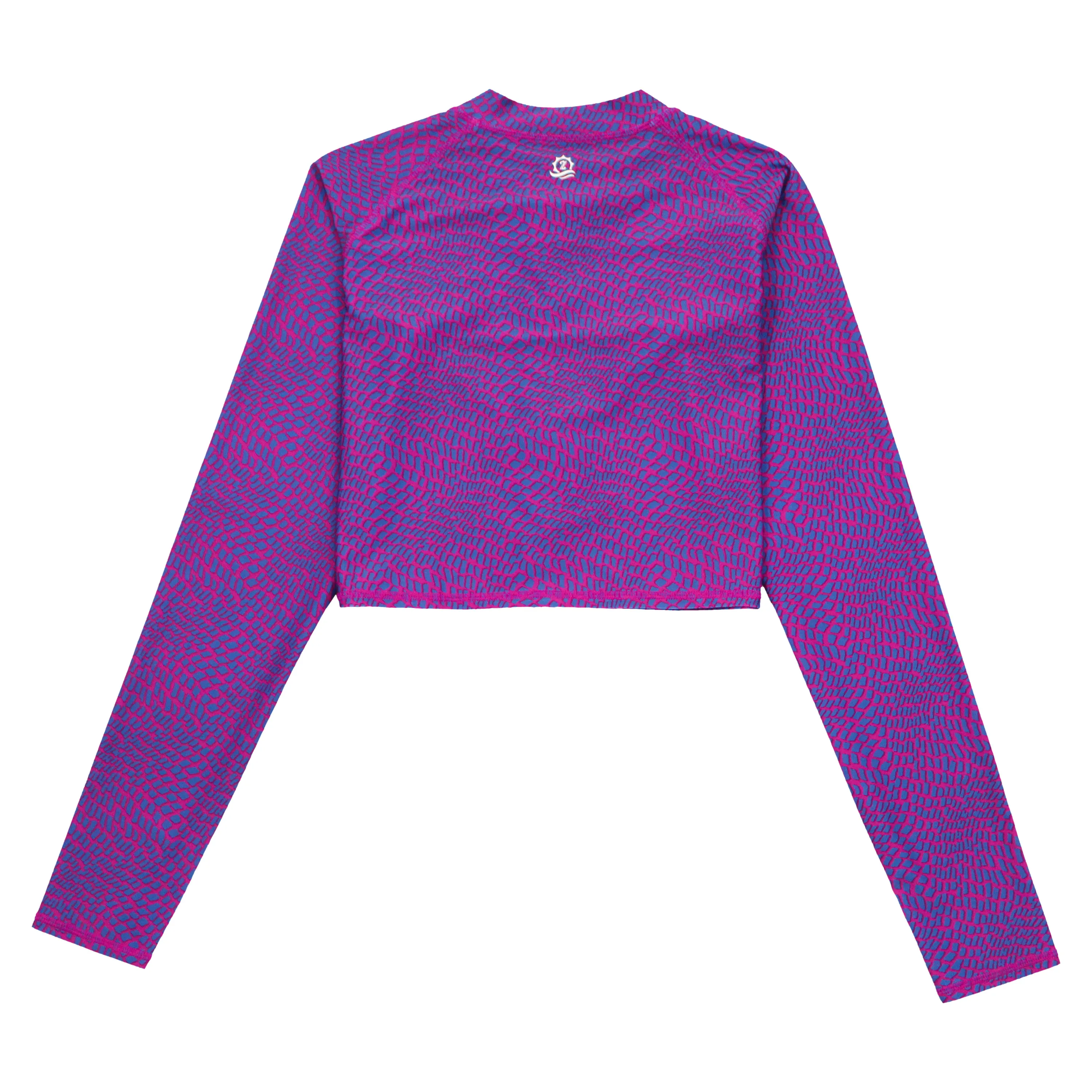 Women's Long Sleeve Crop Rash Guard | “In Disguise”