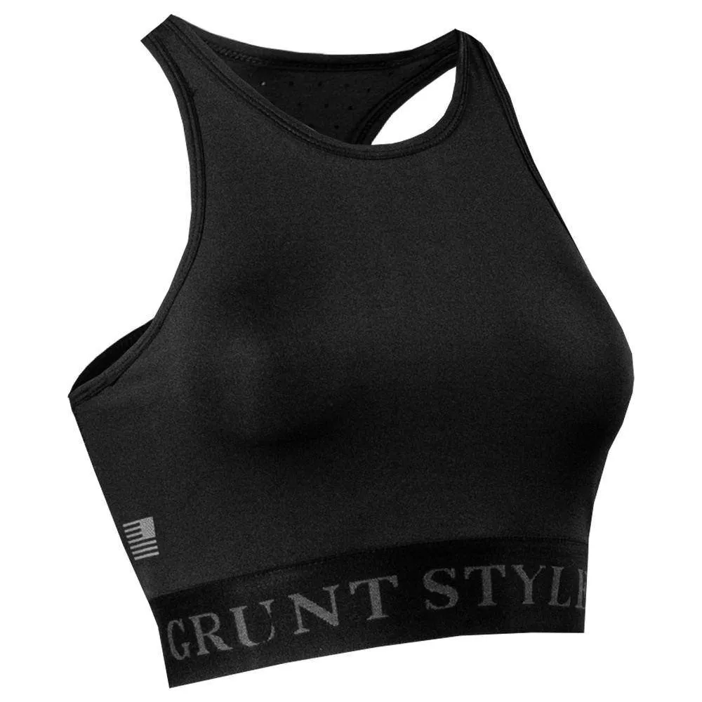 Women's Racerback Sports Bra - Black