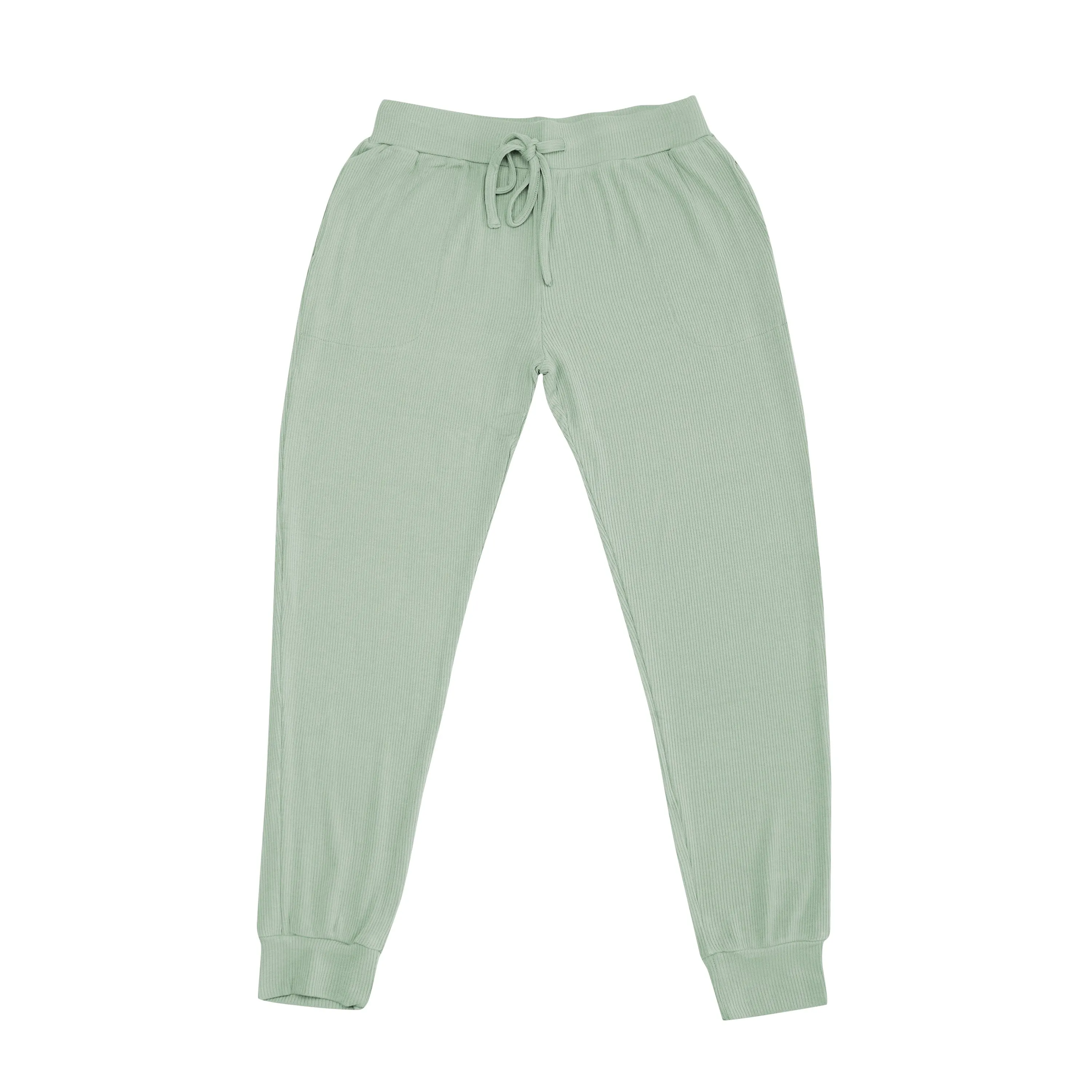 Women's Ribbed Jogger Pant in Thyme