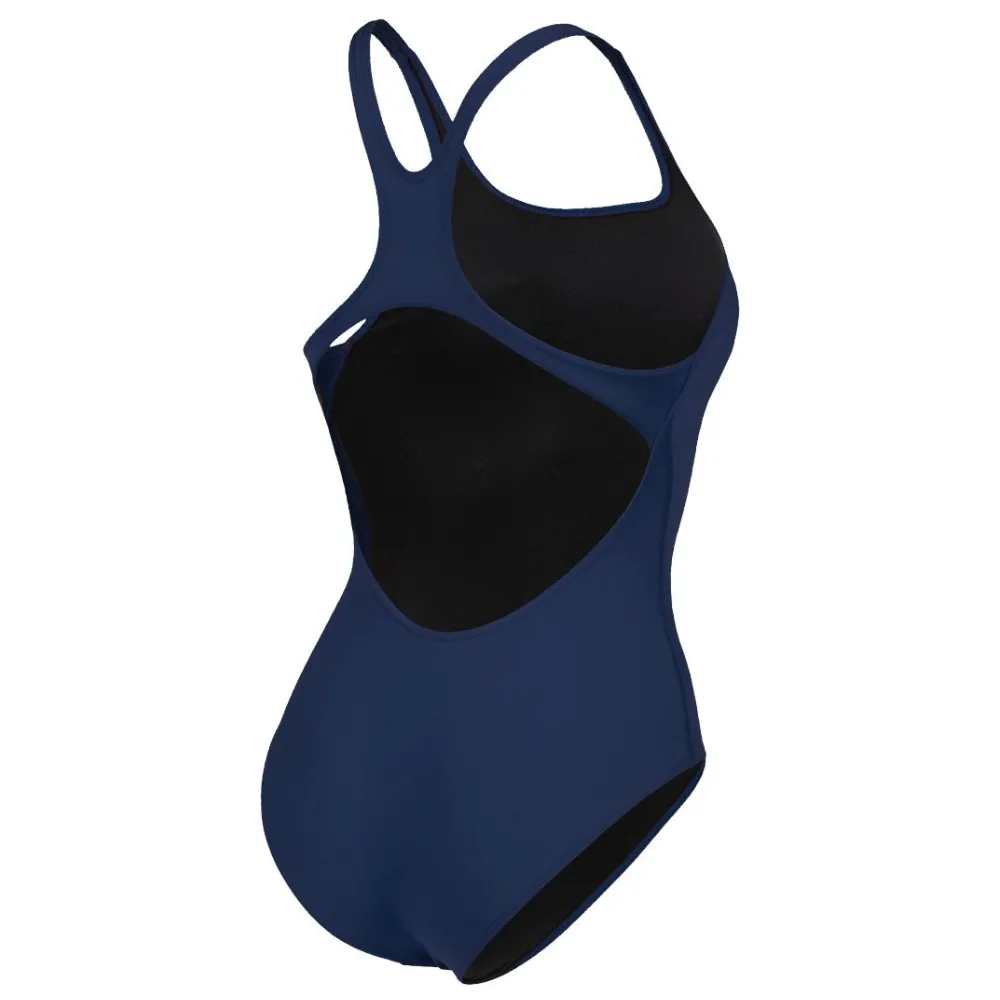 WOMEN'S TEAM SWIMSUIT SWIM PRO SOLID - NAVY