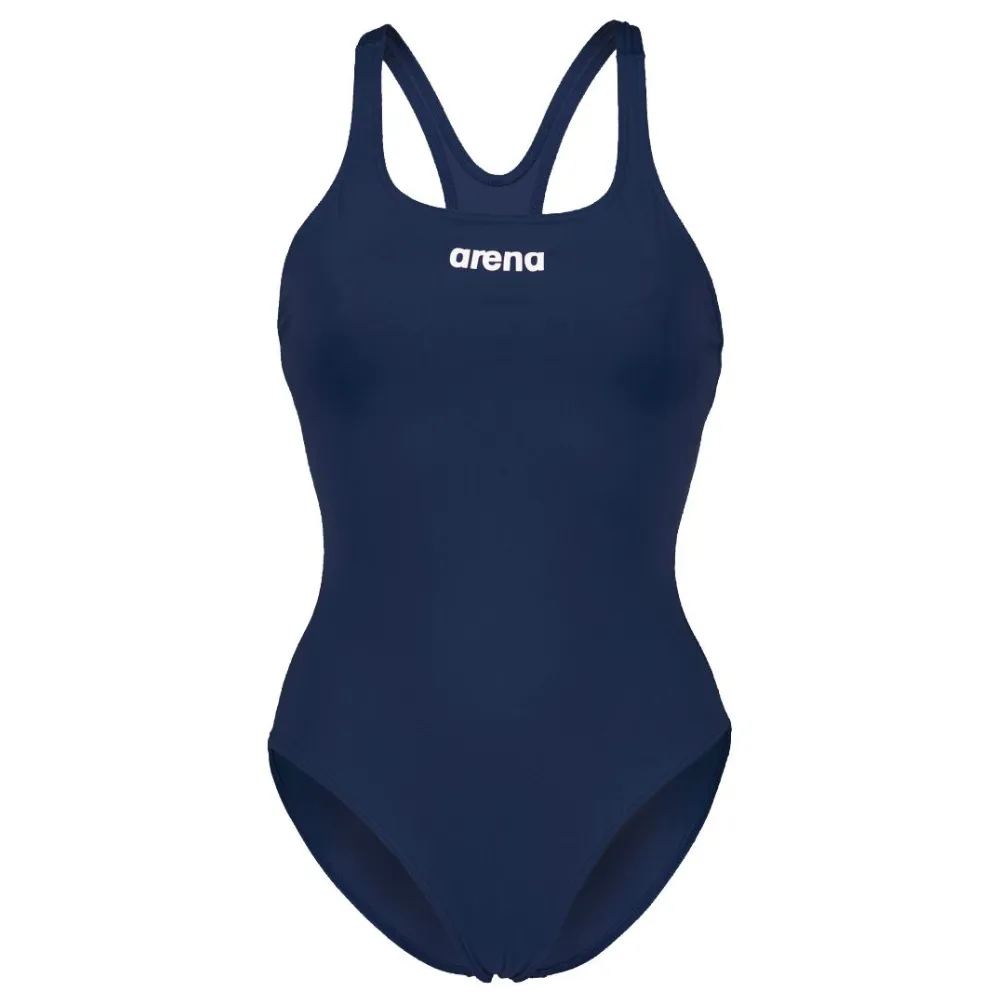 WOMEN'S TEAM SWIMSUIT SWIM PRO SOLID - NAVY