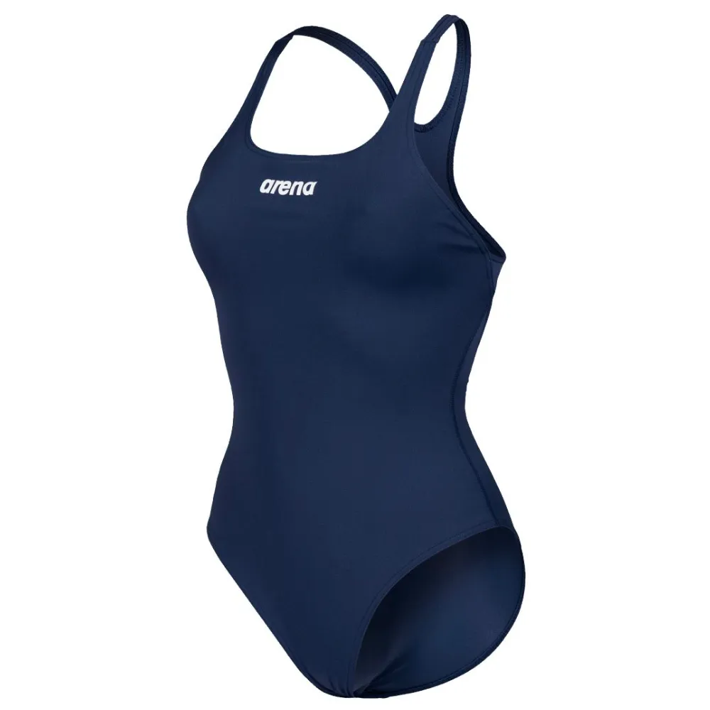 WOMEN'S TEAM SWIMSUIT SWIM PRO SOLID - NAVY