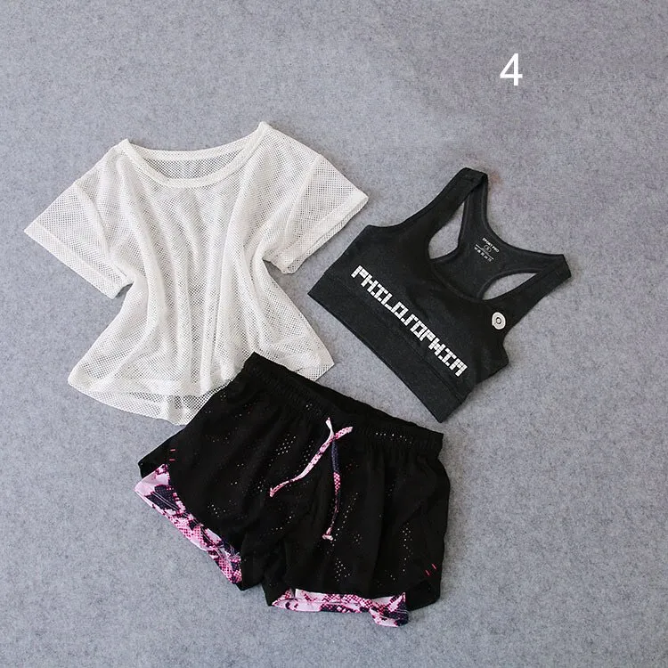 Workout Sports Clothes Athletic Running Yoga Suit Sets