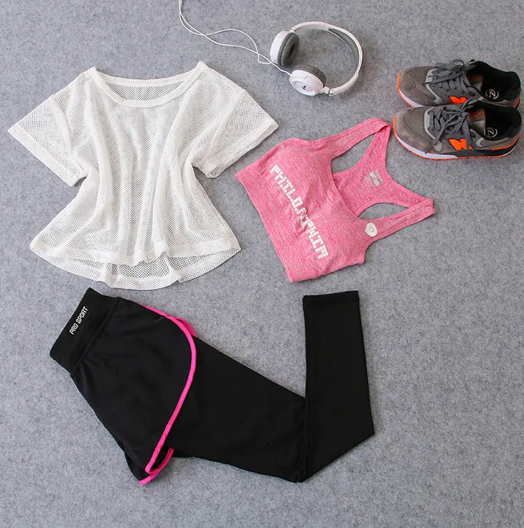 Workout Sports Clothes Athletic Running Yoga Suit Sets